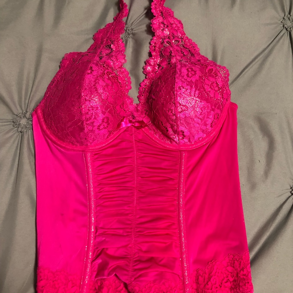 Beautiful Pink Corset with push-up